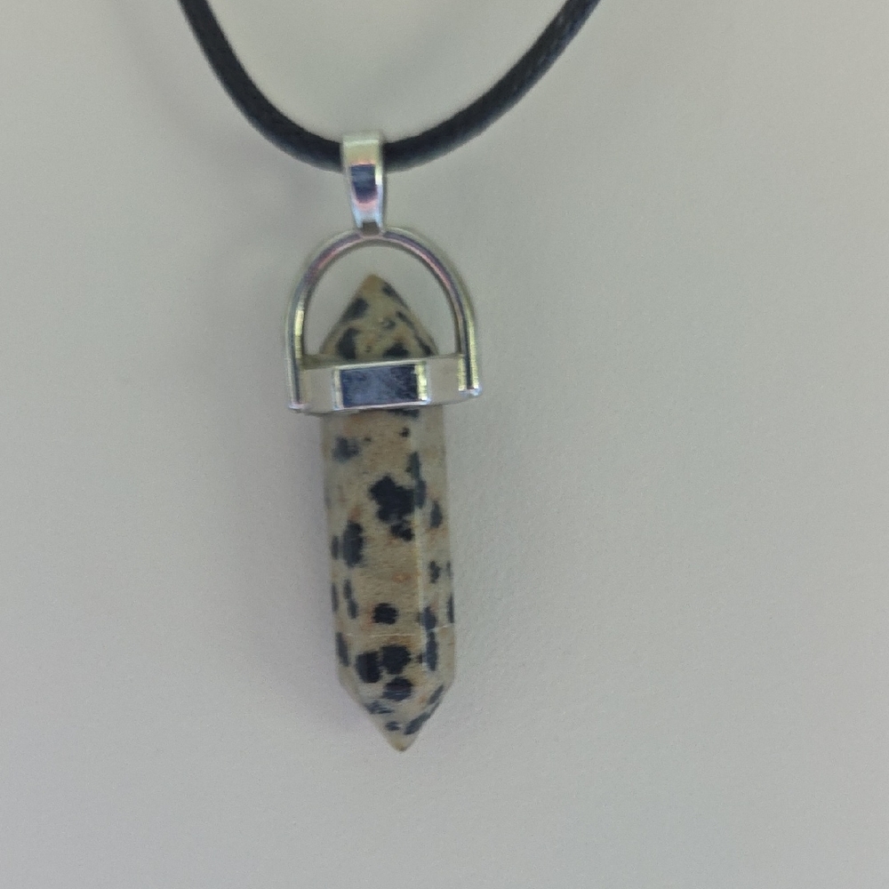 Dalmatian Jasper Pendant Necklace